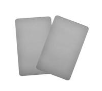 Alomejor Patch du Kit carré pour Canoës en Kayaks, Application sans Effort pour Canoës, 2pcs (Gray)