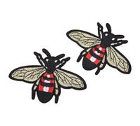 Alomejor Patchs de Broderie D'abeille Mignons pour la Décoration de Vêtements de Bricolage, 6 Pièces, Appliques de Couture, 3.5 Oz pour la Décoration Murale de la Maison