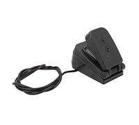 Alomejor Pédale d'accélérateur ABS Pédale d'accélérateur électrique 5 à 12 V Prise étanche Assemblage de Câble Réglable pour VTT Scooter Go Kart Cyclomoteur Voiture électrique pour Enfants