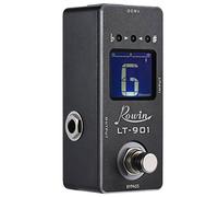 Alomejor Pédale D'accordeur Chromatique Mini, avec écran LCD True Bypass pour Guitare Basse