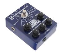 Alomejor Pédale de Compresseur de Basse, Effet de Point de Pression avec Véritable Contournement et Coque en Alliage D'aluminium, Fonction ATTACK et SENSE pour une Compression Puissante