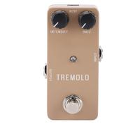 Alomejor Pédale Trémolo pour Guitare Électrique avec True Bypass, Plage | Corps en Alliage D'aluminium et ABS, alimenté en 9V DC, Impédance D'entrée de 1M, pour Guitare électrique et Basse