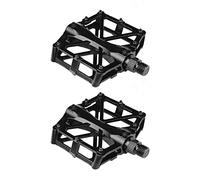 Alomejor Pédales de Vélo de Montagne, Ensemble de Pédales de Vélo en Alliage d'aluminium, Plate-Forme de 12 X 9,5 Cm de Large, Structure en X Creuse, scellé, pour Vélos de Piste Pliables de Route