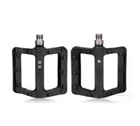 Alomejor Pédales de Vélo de Montagne, Plate-Forme de 111 Mm, Pédales en Acier en Nylon de 360 g avec Clous Antidérapants et Roulements du Haute Vitesse pour Vélo de Route, de (Black)