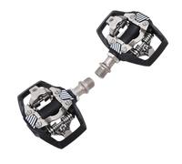 Alomejor Pédales de Vélo, Fibre de Nylon Légère avec Axe en Acier CR MO, Roulements Scellés pour Vélo de Montagne sans Clamp/Holder et Conduite Confortable sur Sentier