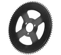 Alomejor Pédalier Noir pédalier en Acier 25H Trois Trous 80 Dents pédalier 29mm pignon pour Scooter électrique