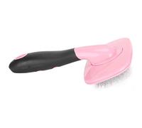 Alomejor Peigne à Poils de Chien et Chat, Brosse Rotative à 360 ° avec Perles D'acupuncture pour le Toilettage des Animaux à Poils Longs et Courts, 15,2x11,3 Cm (Un peu de rose)
