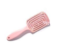 Alomejor Peigne de Coiffure incurvé pour Usage en Salon à Domicile, Massage du Cuir Chevelu et Dents Arrondies, adapté à les Types de Cheveux