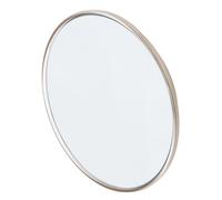 Alomejor Petit Miroir Grossissant 30X Miroir de Maquillage Grossissant Portable Léger pour Les Voyageurs avec Ventouses (Gold)