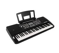 Alomejor Piano électronique 61 Touches, 130 Sonorités 137 Rythmes avec écran LCD Modes D'enseignement, pour Débutants