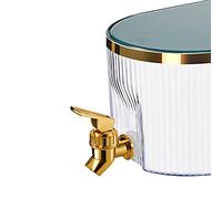 Alomejor Pichet à Eau Froide Pot à Boisson scellé de Grande capacité pour la Cuisine et la Maison, Matériau PP et PS Résistant aux Hautes Températures pour les Amateurs de thé (GREEN)