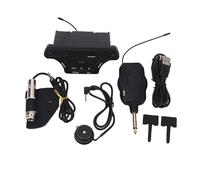 Alomejor Pick-up de Trou de Sou Son de Guitare Acoustique UHF Pick-up de Guitare avec Module DSP, Charge C de Type C pour Smartphones