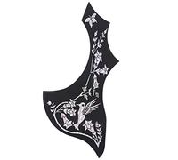 Alomejor Pickguard de Guitare, Autocollant Auto-adhésif en PVC avec Motif d'oiseau de Fleur pour la Décoration et la Protection de Guitare Acoustique