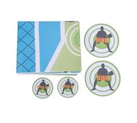 Alomejor Pickleball Machine Practice Pad Affiche Pickle Training Mur Cible Frapper Planche avec Installation Facile 72x82cm Autocollant Mural Réutilisable pour Club de Gym à Domicile