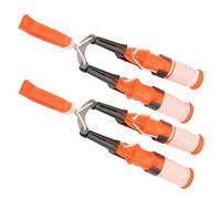 Alomejor Pics de sécurité pour la Pêche sur Glace, 2 Pièces, Outils de Sauvetage à Double Main avec Ceinture de sécurité et Sifflet, pour Une Utilisation d'urgence en Extérieur