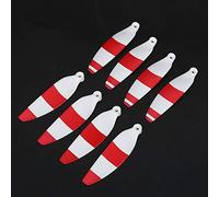 Alomejor Pièces de Drone Pièces de Rechange avec Flux Stable pour Mini, 8 Pcs/12 Vis en Couleurs Bleues, Facile à Installer (Rouge)