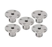 Alomejor Pièces du Moteur du Modèle RC: 5pcs 4 Mm de Rangement de Bride Connecteur en Acier Guide Rigide pour le Remplacement et L'entretien