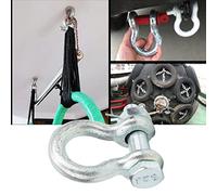 Alomejor Pièces Résistantes de Machine de Levage de Manille D'ancre de Type D'arc pour L'acier allié du Bateau 2T 3.25t 4.75t 6.5t (2T (2 pièces vendues par pièce)))