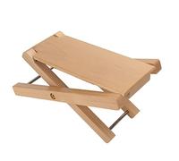 Alomejor Pied de Guitare Réglable Repose en Bois Durable Style élégant pour une Posture Correcte pour la Pratique et les Performances de la Scène (Bois de hêtre)