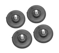 Alomejor Pieds à Chaise en Caoutchouc 4pcs Vis sur des Mobilier Protecteurs Accessoires pour Chaises de canapé Planches à Découper avec des Vis Lourdes pour la Protection du Plancher de Bois Franc