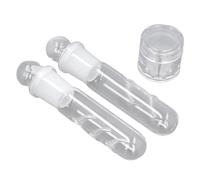Alomejor Piège à Planaria Transparent en Verre, Facile à Utiliser pour Réservoir de Crevettes d'eau Douce et d'eau Salée, 2 3 8 Trous