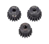 Alomejor Pignon, Engrenages de Moteur à Pignon en Acier 16T 17T 18T pour Voitures et Camions RC