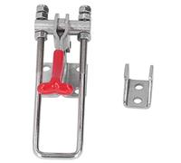 Alomejor Pince à Bascule Réglable en Acier Inoxydable, Force de Serrage de 318kg, Pince à Levier à Dégagement Rapide pour le Soudage et le Travail du Bois