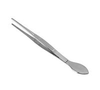 Alomejor Pince à bonsaï en Acier Inoxydable Durable pour Ameublir la Terre, la Mousse et les Brins, Pince à Pointe Droite de 22,1 Cm pour les Amateurs de bonsaï, 1 Spatule Incluse