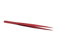 Alomejor Pince à épiler à Pointe Fine, Outil Durable Résistant à la Corrosion pour la Réparation D'appareils Mobiles et de Montres Portables 1x (rouge)