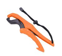 Alomejor Pince à Poisson avec Pince à lèvre en ABS pour Poisson à Pince à pêche Flottante avec Corde réglable(L-Orange)