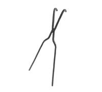 Alomejor Pince de Serrage pour Four à Pot de Fusion D'or pour le Moulage de Bijoux, Pince à Creuset Antirouille pour le Raffinage des Métaux Précieux, Outils de Fonderie Compacts et Légers pour les