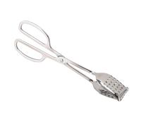 Alomejor Pince de Service Ergonomique en Acier Inoxydable pour la Restauration de Buffet, Pince à Pain Antidérapante pour la Cuisine à Domicile-10,0 Pouces, 1 Pièce