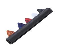 Alomejor Pince de Support pour Plectres de Guitare, Accessoire de Support de Micro en Caoutchouc Noir, 5 Pièces, Micro pour Guitaristes