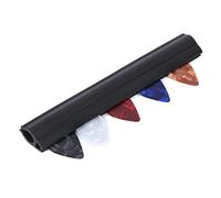 Alomejor Pince de Support pour Plectres de Guitare, Accessoire de Support de Micro en Caoutchouc Noir, 5 Pièces, Micro pour Guitaristes