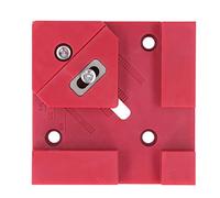 Alomejor Pinces à Angle Droit de 90 Degrés, Plastique Durable, Outil de Travail du Bois Réglable pour Assembler des Armoires et des Tiroirs, Rouge, 1 unité