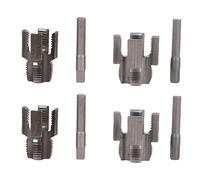 Alomejor Pipe Threading Tool Set, 5Pcs 1/2in & 3/4in