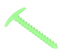 Alomejor Piquets de Tente en Plastique 5.7 ", Ancres en Forme de T pour Auvents, Piquets en Spirale Légers pour Bâches de Camping dans Un Sol Dur, 10 Pièces (Green)