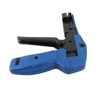 Alomejor Pistolet à Attache de Câble en Aluminium Bleu, Outil de Fixation Compact pour Projets de Bricolage, Fixation Rapide, Coupe D'attaches de 2.2 à 4.8mm