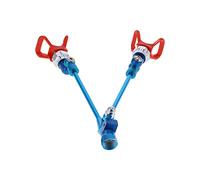 Alomejor Pistolet à Peinture sans Air, Double Buse, Léger et Compact pour Support de Buse Titan/, Alliage Dur, 2 Unités