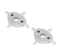 Alomejor Pivot de Couvercle de Lave-Phare en Alliage d'aluminium, Pivot Cruciforme Pivotant, Remplacement Direct, Installation Facile, Norme d'origine pour Accessoire de Voiture X Type S