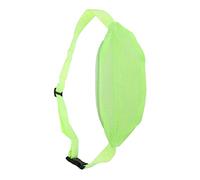 Alomejor Plage Mesh Fanny Pack Pack de Taille Respirante Légère pour Les Voyageurs, Les Randonneurs, Nylon Premium (Vert Fluorescent)