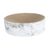Alomejor Planche à Gratter Ronde pour Chat, Carton ondulé de qualité Supérieure, Protection des Meubles pour Marbrure de Chat de Taille Moyenne et Grande (Petit)