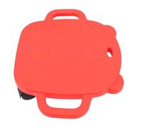 Alomejor Planche Assise pour Enfants, Scooter de Sport D'intérieur pour Enfants avec Roues Rotatives à 360 Degrés et Poignées de sécurité, Planche Coulissante en Plastique Rouge pour