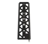 Alomejor Plaque de Base de Trépied en Aluminium Léger à Dégagement Rapide, Plaque en Queue d'aronde pour BMPCC4K6K A7S3JTZ 8 Pouces avec Trous Filetés 1/4 3/8
