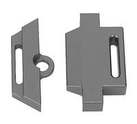 Alomejor Plaque de Batterie de Voiture RC Légère en Alliage D'aluminium pour Un Maintien sécurisé de la Batterie, évite Les Chutes pour Châssis 1/10 Slash 2WD 5822 5822A (Grey)