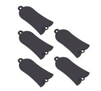 Alomejor Plaque de Cache Truss Rod de Guitare Basse en Alliage (BLACK) | Conception à 2 Trous, Alliage D'aluminium Antirouille, Ajustement Universel pour Guitare Basse, Protège la Tige de Réglage