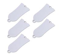 Alomejor Plaque de Cache Truss Rod de Guitare Basse en Alliage (SILVER) | Conception à 2 Trous, Alliage D'aluminium Antirouille, Ajustement Universel pour Guitare Basse, Protège la Tige de Réglage