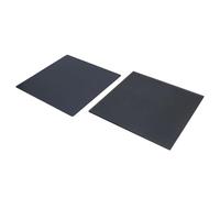 Alomejor Plaque de Construction en Verre Spécial, Lit d'imprimante 3D à Revêtement Microporeux Haute Température pour Laboratoire X1 X1E A1 P1P P1S 257x257mm