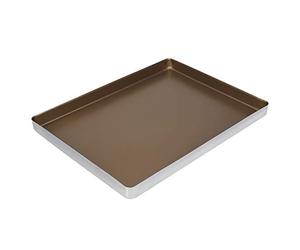 Alomejor Plaque de Cuisson Antiadhésive en Alliage D'aluminium pour un Nettoyage et un Démoulage Faciles, Plaque à Biscuits 40 * 30 pour Fours Domestiques