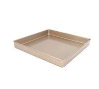 Alomejor Plaque de Cuisson Antiadhésive pour Pâtisserie Feuilletée, Cupcakes, Acier au Carbone Durable, 9,6x8,2 Pouces, Utilisation en Cuisine (Style 2)